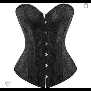 Black vintage-style corset